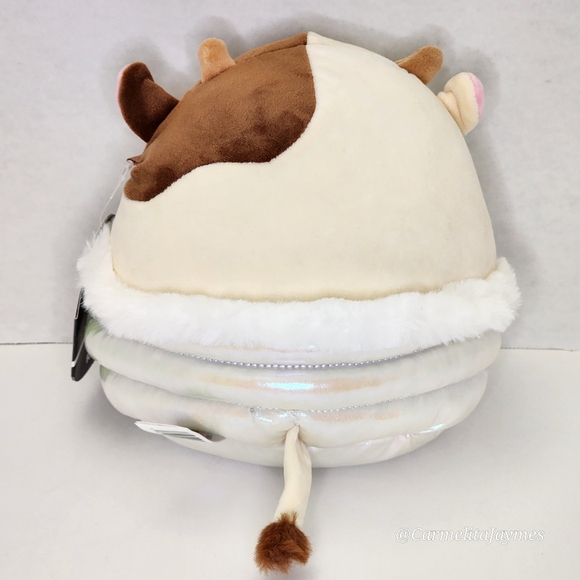 🖤 RONNIE 🐮 Select Series Cow in Irridescent Puffer Coat Original Squishmallow - Picture 5 of 7